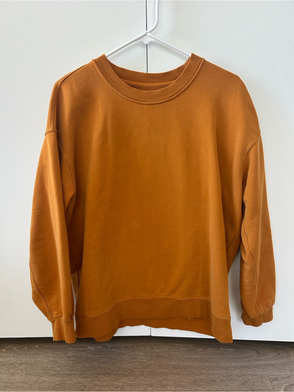 lululemon athletica Burnt Orange Crewneck Sweatshirt
